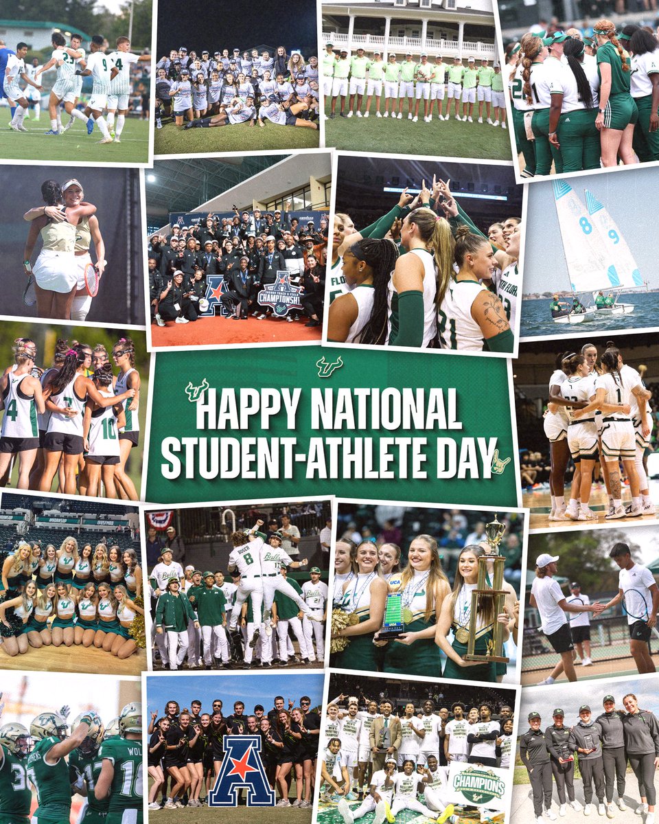 Today we celebrate #NationalStudentAthleteDay! Whether it’s competition, in the community or the classroom, the drive that our student-athletes exhibit every day is truly inspiring. #HornsUp 🤘