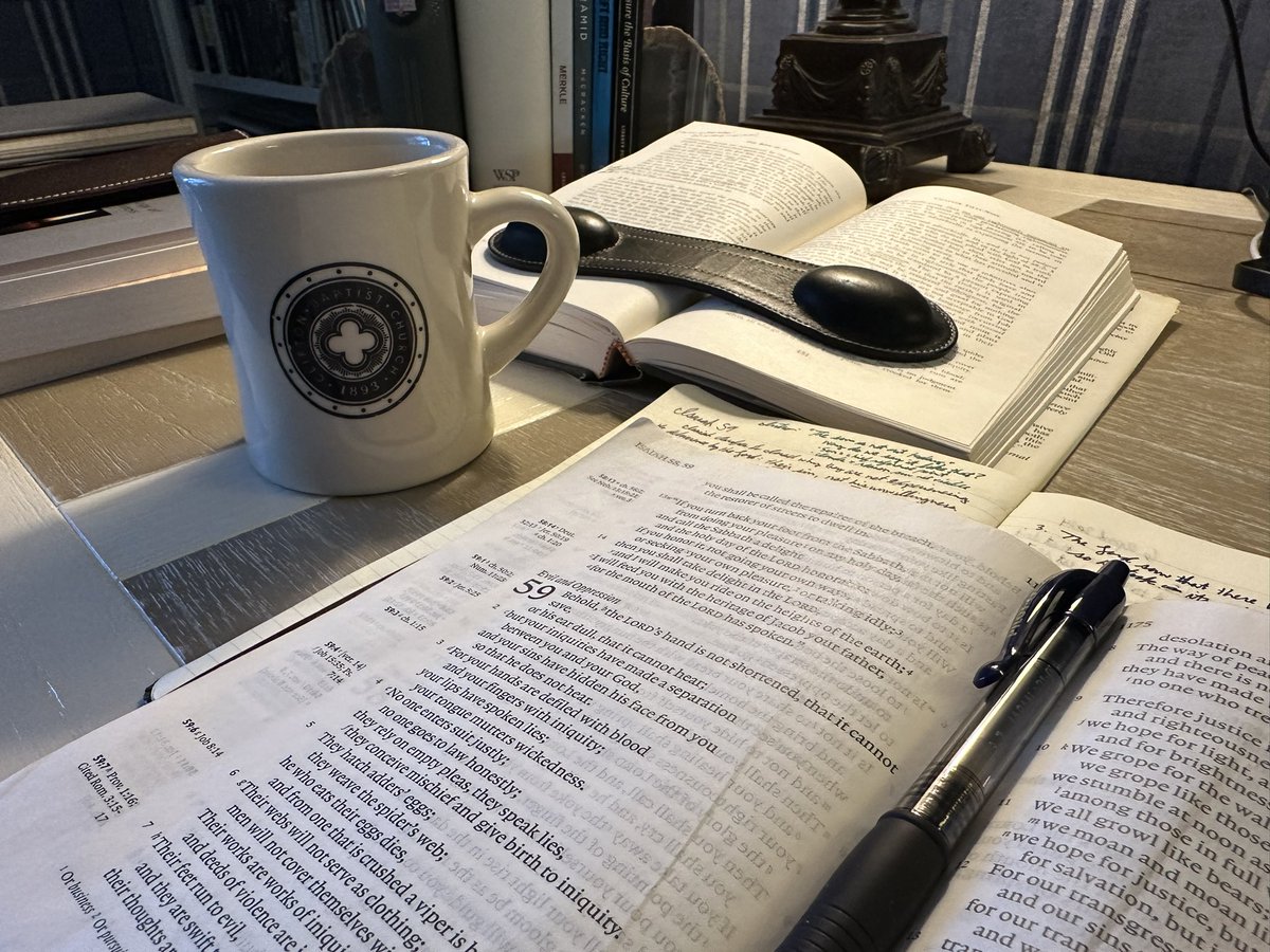 Feeling that God is distant? That’s like saying the sun is not out today. The problem is not the sun. It’s the clouds. Isaiah 59. Tomorrow at 9:30am, Room 205 at @CliftonBaptist