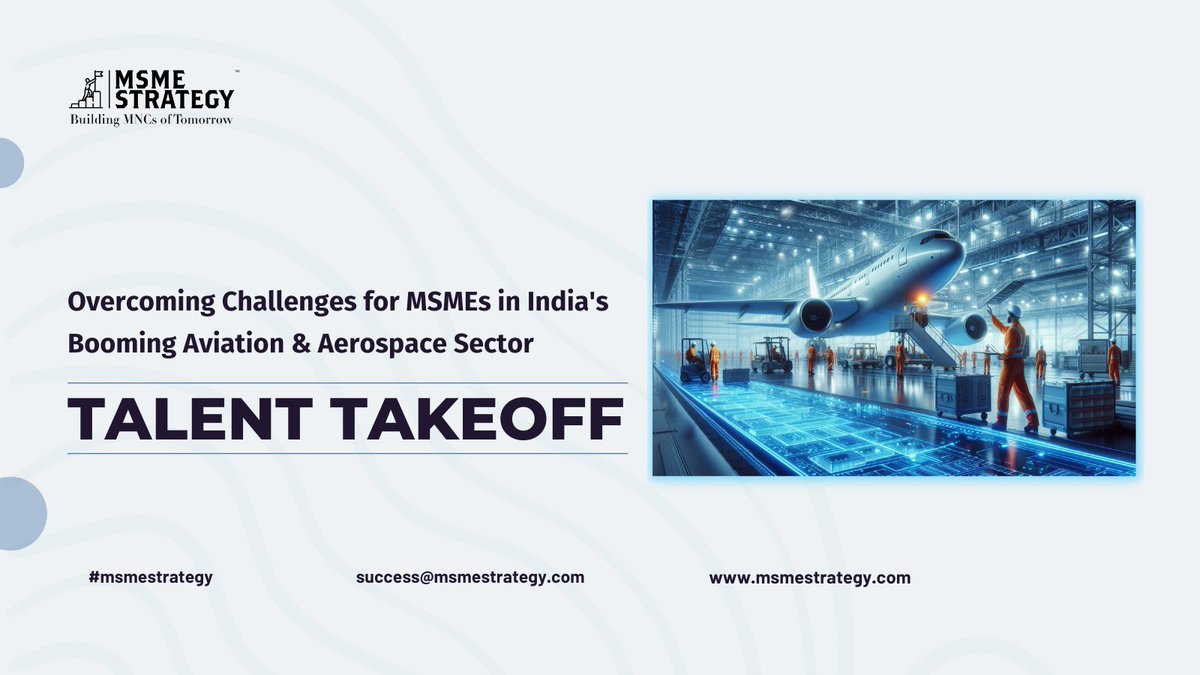 Facing Talent Takeoff Turbulence? ✈️Our latest article provides actionable strategies for #MSMEs in India's aviation & aerospace sector to attract & retain top talent. Read more: linkedin.com/pulse/talent-t… #AviationJobs #FutureOfWork