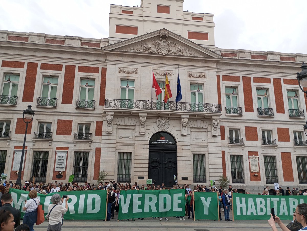 ¡Queremos un Madrid verde y habitable!