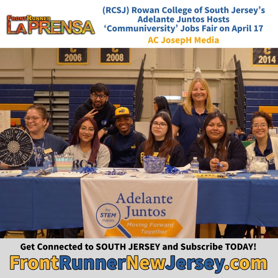 RCSJ’s Adelante Juntos Hosts ‘Communiversity’ Jobs Fair on April 17 frontrunnernewjersey.com/2024/04/04/rcs… ✍ AC JosepH Media #FrontRunnerNewJersey #FrontRunnerLaPrensa #SouthJersey @FrontJersey @clydehughes