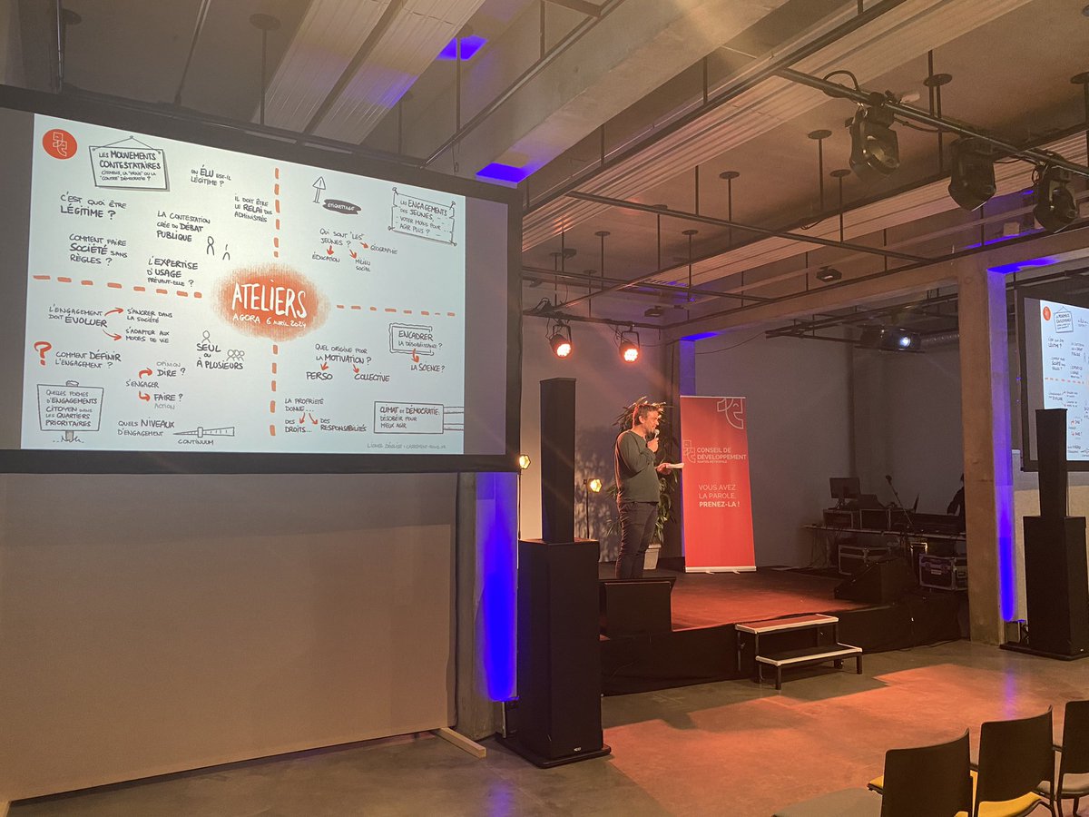 Clap de fin 🎬pour cette première agora du Conseil de développement, quel plaisir de partager, dialoguer et croiser les regards !