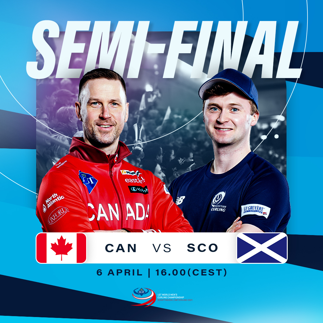 COMING UP! 🔥 World Men’s semi-finals ‼️

#WMCC #curling