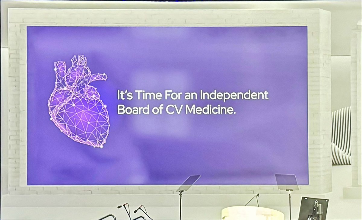 Perhaps the most important thing to me is this! #ACC24 Time for cardiology and @ACCinTouch to make its own independent board for CV Medicine! 👏🏽👏🏽👏🏽👏🏽👏🏽👏🏽👏🏽👏🏽👏🏽👏🏽👏🏽👏🏽