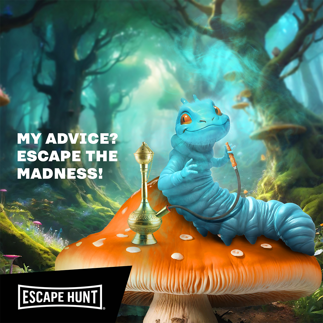 But what madness will YOU escape? ​🐛 ​A topsy turvy escape room, a magical outdoor adventure, an immersive virtual reality experience or an exciting play-at-home game? ​Enter The Wonderland 👉hubs.li/Q02rX0M50 #CuriouserAndCuriouser #TheWonderland