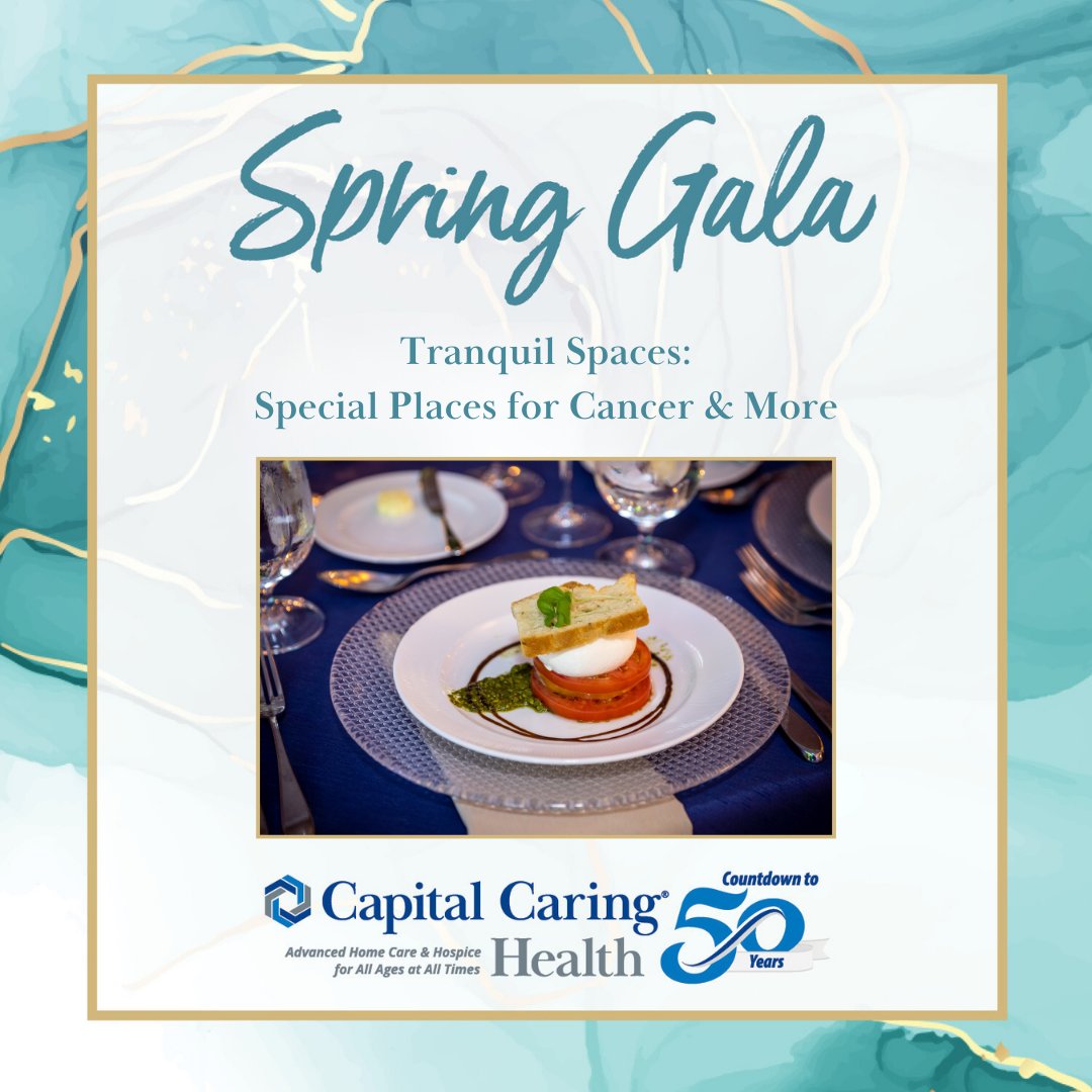 Join us for the 2024 Spring Gala! Indulge in a delicious dinner, bid on fantastic auction items, and support a cause close to our hearts. Your generosity helps provide essential hospice care and grief support. Reserve your spot now: capitalcaring.org/2024