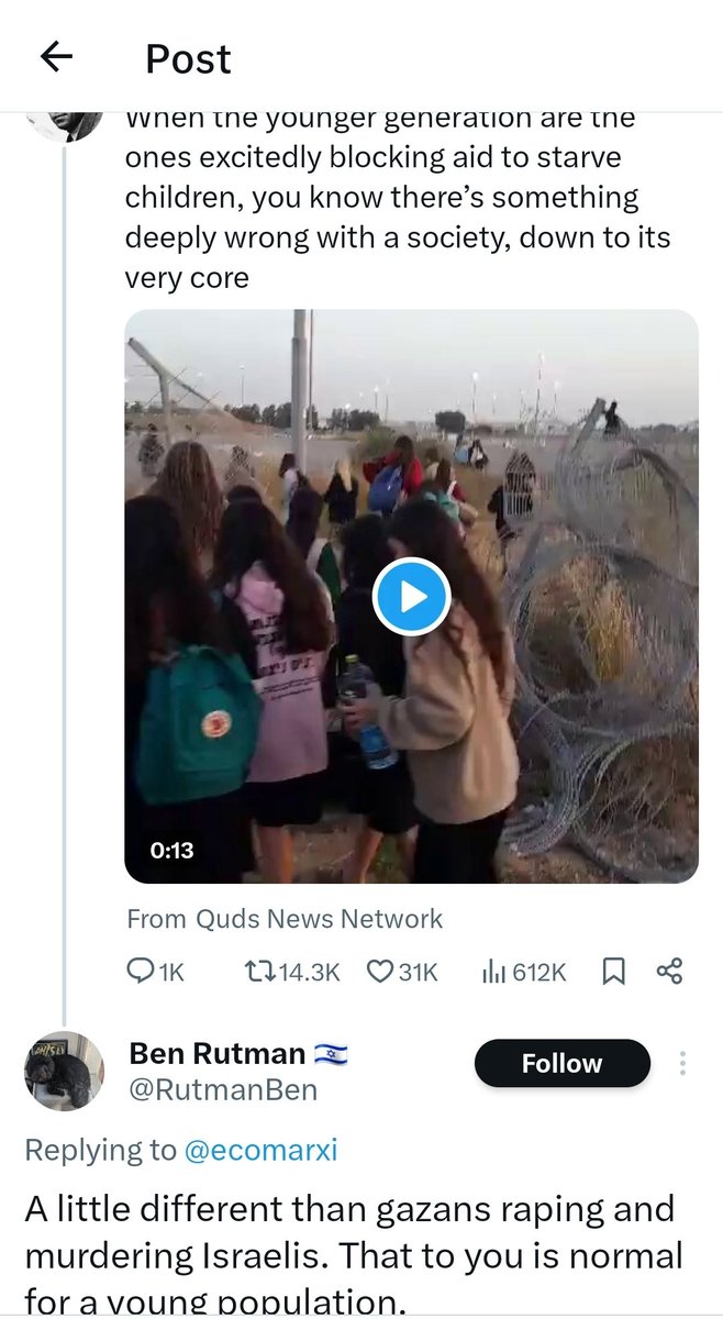 AntiPalHM_CAN's tweet photo. Ben Rutman (@RutmanBen) is a Manager at @ZeifmansLLP. Rutman has:
- Called pro-Palestine protesters "a fringe group trying to destroy our city and country."
- Liked a post with a man wearing a "Make Gaza Jewish Again" shirt
- Downplayed young Israelis blocking humanitarian aid for starving Palestinians, by claiming that young people in Gaza rape and murder Israelis.

You can reach out to Zeifmans to express concern about Rutman's social media activity 👇
- Email: info@zeifmans.ca

Rutman's LinkedIn: https://t.co/DKYOYtNdf0
