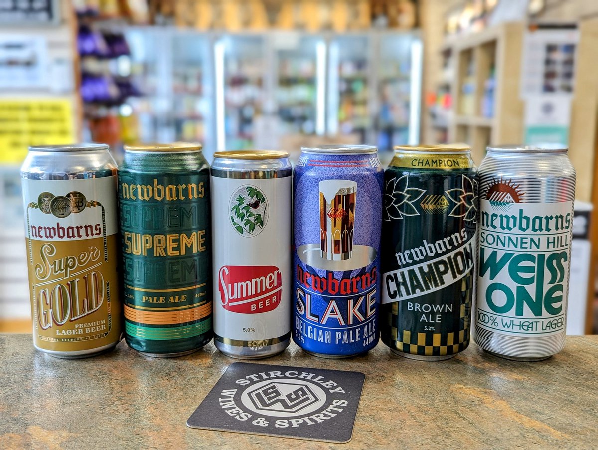 We welcome the return of Lieth based @NewbarnsBrewery to our shelves... 🍺 Super Gold 4.8% Premium Lager Beer 🍺 Supreme 5% Pale Ale 🍺 Summer Beer 5% 🍺 Slake 5% Belgian Pale Ale 🍺 Champion 5.2% Brown Ale 🍺 Weiss One 5.4% Wheat Lager #VivaStirchley #VivaBrum #ShopIndependent