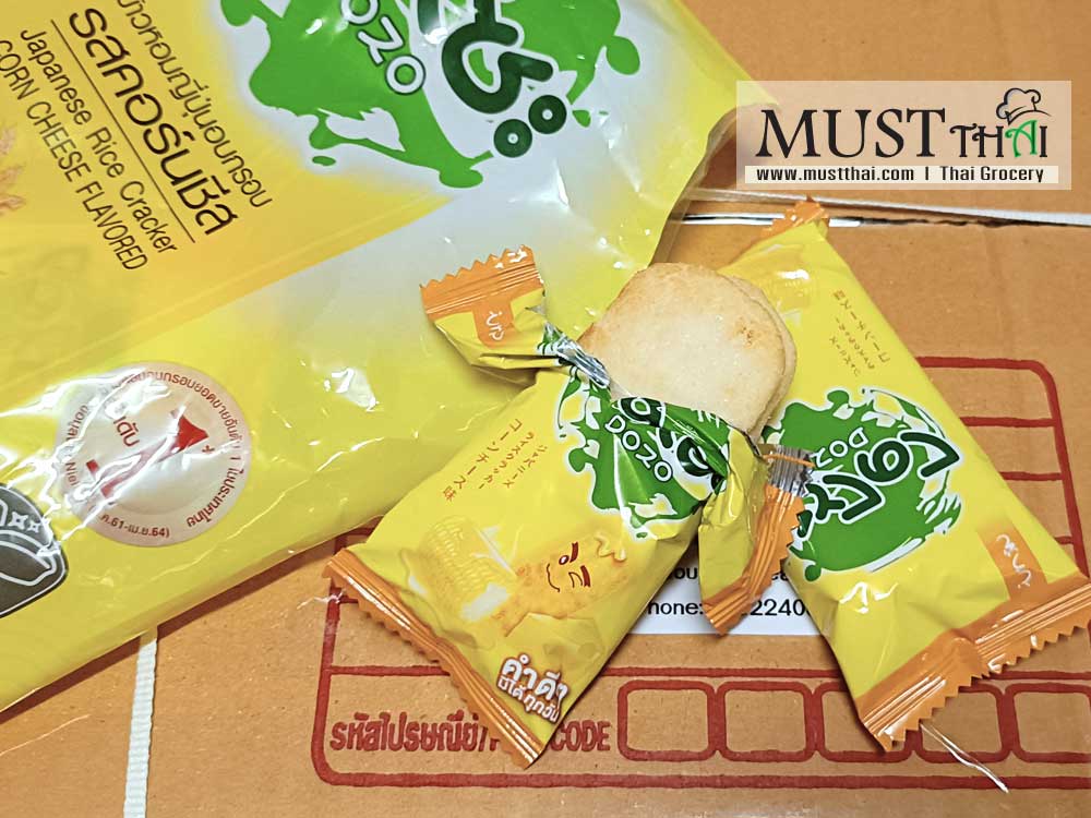 #dozo #japanese #ricecracker #corncheese 🌽🧀 Flavour with #nutrition value and mixed with an #authentic Japanese ingredient.😋 #thaisnacks #appitizer #thaiproducts #mustthai #groceryonline #thaigrocery #groceryshopping 🛒 mustthai.com/product-tag/do…