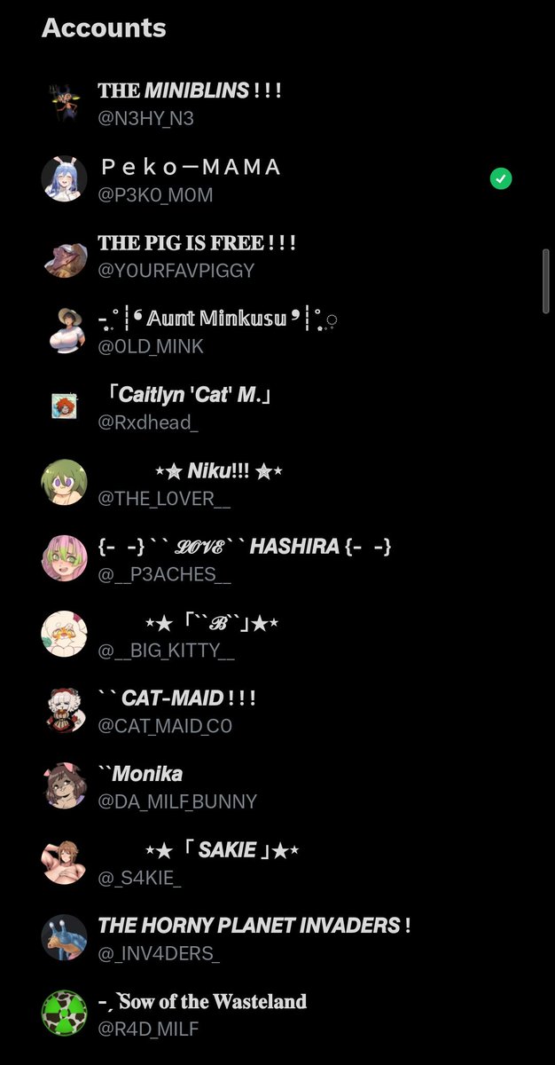 P3K0_M0M's tweet photo. [🐰]// I realize I have a lot of accounts.

What's worse is this isn't the max I have had once before. Imagine running 20+ at one time, that's what I did quite a few years ago. https://t.co/NKFNmCPV1N