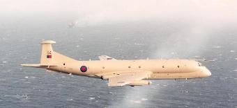 April 6th 1982: RAF Nimrods XV244 and XV258 of 42 Squadron RAF land at Ascension. The UK has a great forward base almost exactly half way between the UK and the Falklands, but it's still an awfully long way. Argentina still feels secure that UK forces can't reach them...