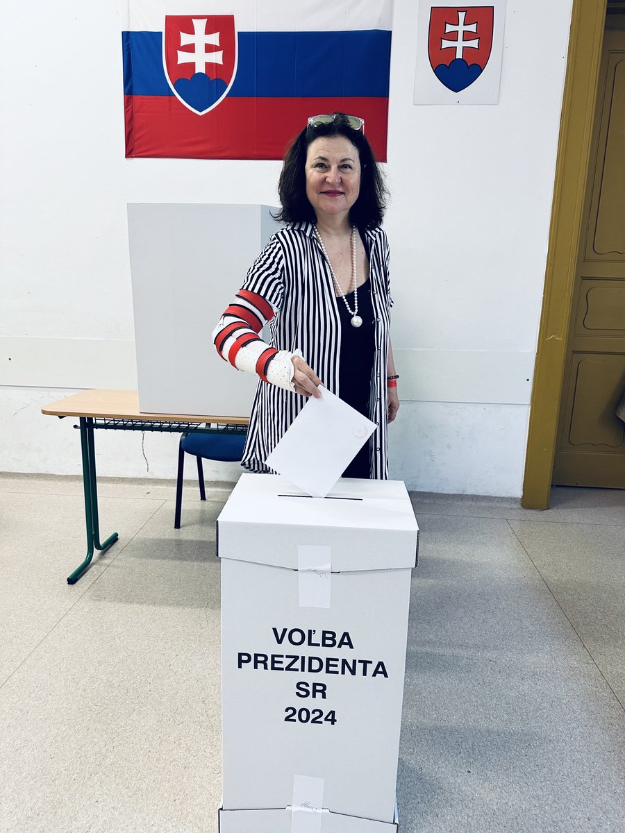 Just voted in the second round of Slovak Presidential elections!