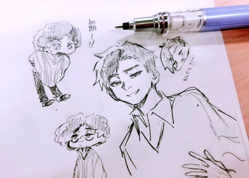 鍵であげてたらくがきたち