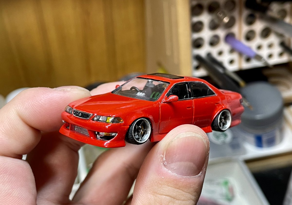 ModelT7___'s tweet photo. 1/64の、手にのるサイズで精巧な改造車がある感じがたまらん❤️❤️

#ミニカー改造 https://t.co/Sypjb2ei9I