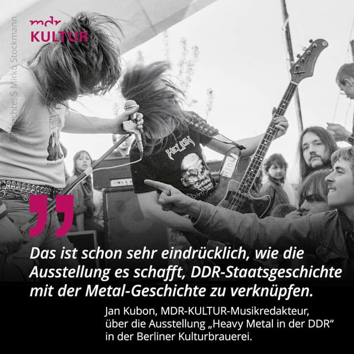 🇩🇪Heavy Metal war die größte Subkultur der DDR.😉 Auch in Sachsen, Thüringen & Sachsen-Anhalt feierten in den 80er-Jahren Jugendliche in oft selbst geschneiderten Jeanswesten & Nietengürteln zu harten Gitarrenklängen. Mangelwirtschaft & staatliche Kulturpolitik konnten die…