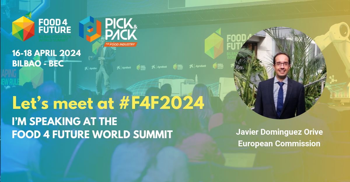 I will speak about #sustainable #foodsystems, #foodsafety & #foodsecurity, at Food 4 Future World Congress (16 to 18 April 2024) in Bilbao - Spain, the leading FoodTech event in Europe.