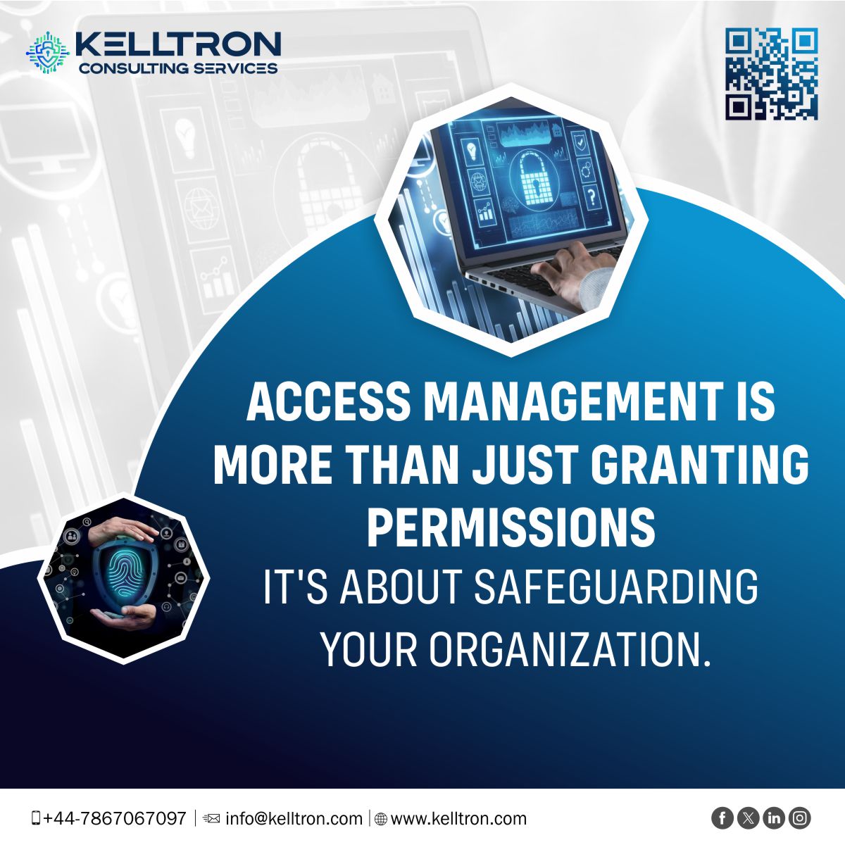 Protect your business with Kelltron's Access Management solutions.
Contact us today to learn more at kelltron.com

#Kelltron #IdentityManagement #UniqueIdentity #PersonalizedSecurity #identity #security #safety #theft #vapt #identityaccess