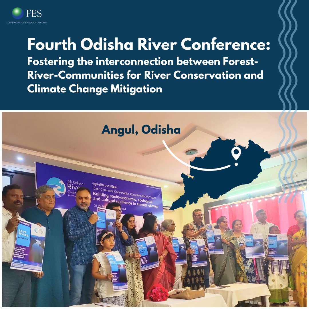 1/3 The fourth edition of the Odisha River Conference was recently organised at Angul, by Water Initiatives Odisha and FES, in collaboration with other key partners across the state and beyond.