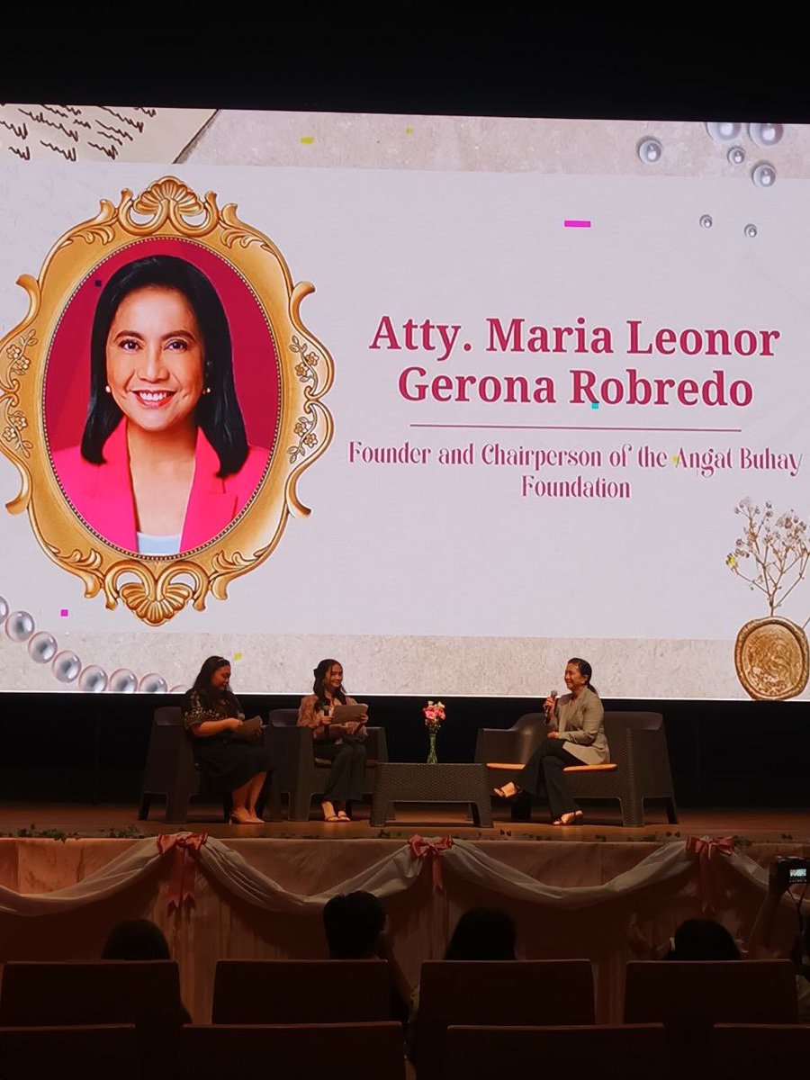zyryx_'s tweet photo. thank you, atty. @lenirobredo for sharing your insights on the role of Filipino Women, not just in economic and political, but how important every women are in our lives.

“hindi ka lang basta babae, babae ka!” 💗🌸 https://t.co/QObgAGn0tP