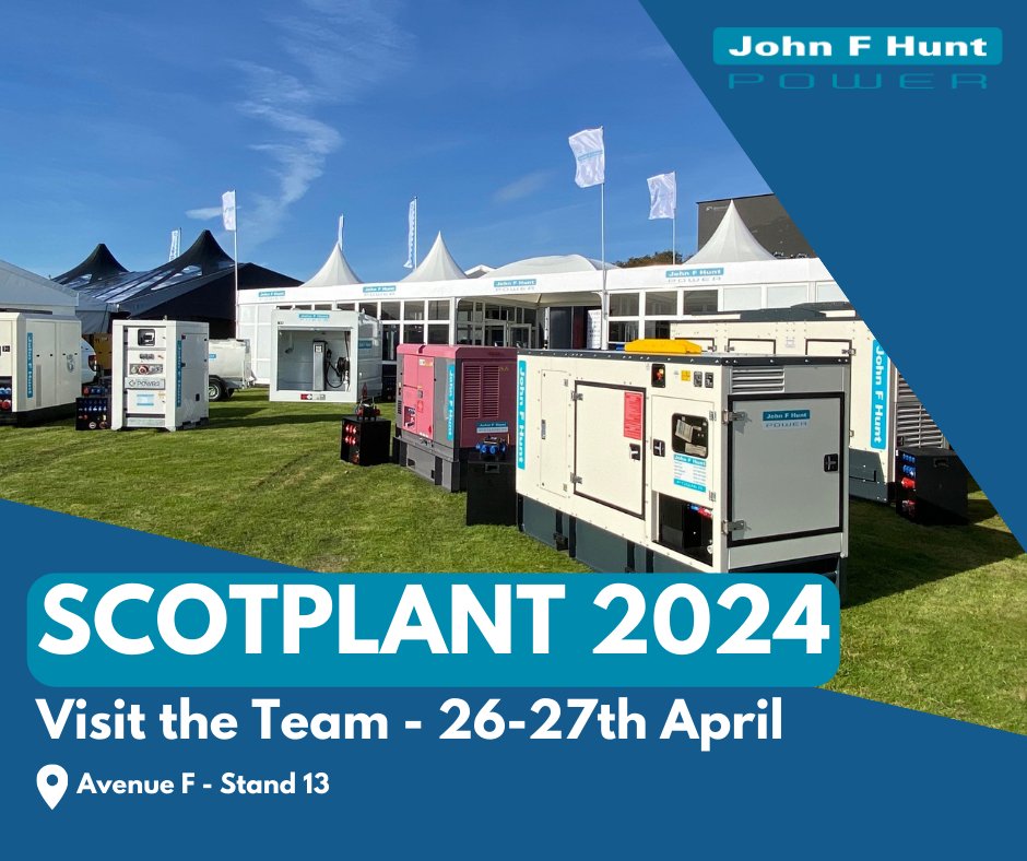 It's just 3 weeks until @scotplantevent and we are busy getting ready to exhibit the latest equipment.

Whether it's our #StageV, #flybrid or #battery power you're interested in, our team will have all the answers, so be sure to stop by!

🚩 Avenue F, Stand 13
📆 26th-27th April