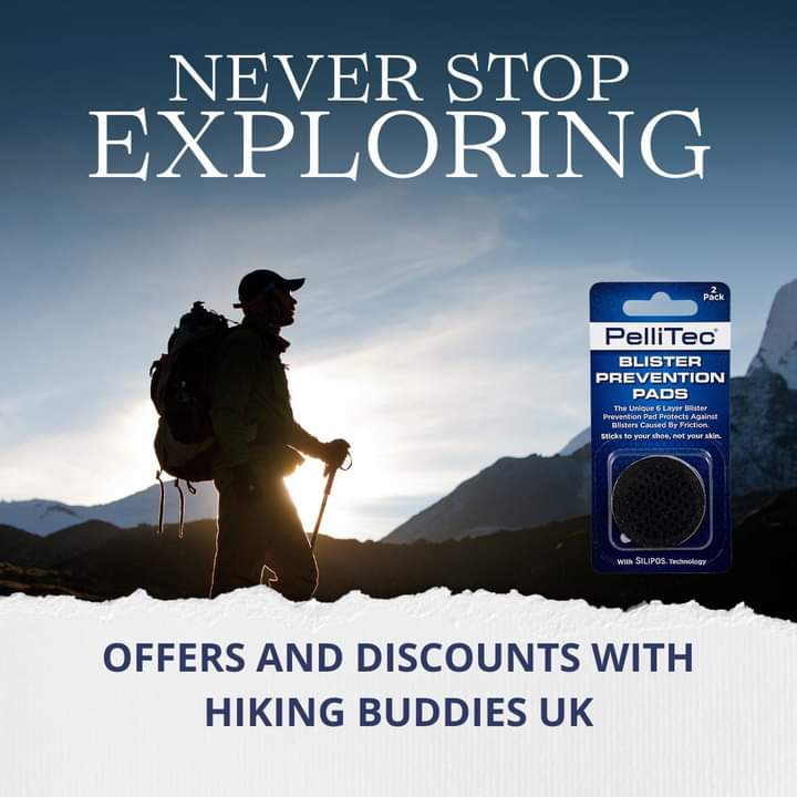 We've established a connection with @hikingbuddiesuk. Members recently climbed Mount Toubkal in Morocco, one member said 'I used the PelliTec pads and they worked so well! Not a single blister! Amazing!' For offers hikingbuddiesuk.uk/discounts #hikingbuddiesuk #PelliTec #hiking