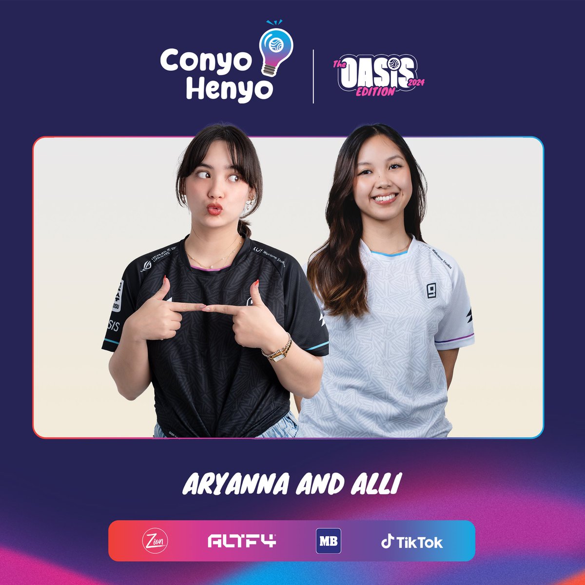 Eto pare both real cuties made pasok the Conyo Henyo, no cap bro 😍 They are here to prove that they’re not just cute, they are also certified conyo. Welcome, @aryannaepperson and @allisonmrey! Watch them make hula words tomorrow on Conyo Henyo at 6PM! #ConyoHenyo #SinceDayOne