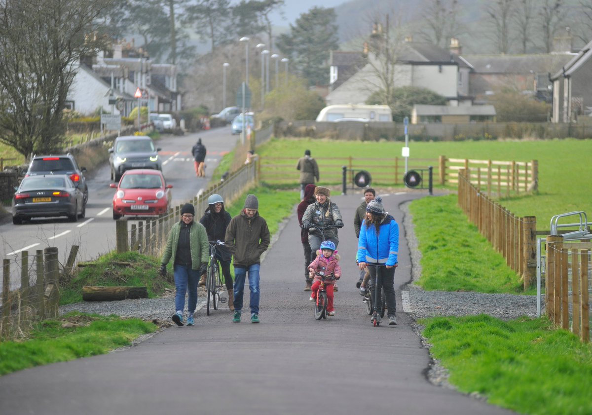 🚶🚲 Well done to Keir Penpont and Tynron Development Trust on the official opening of Phase 1a of the Penpont to Thornhill Active Travel Path. This is achievement, working with funders, local people and stakeholders to develop and improve the area through focused projects. 🙌