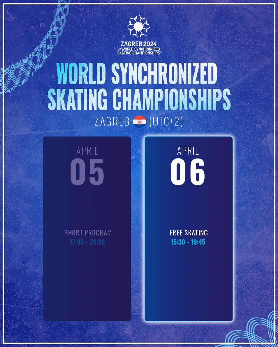 Day 2 of #WorldSynchro 🌍⛸️ The ice is set for the ultimate showdown! Who will glide into glory and etch their names in history? Stay tuned! 🏆💫 #SynchroSkating