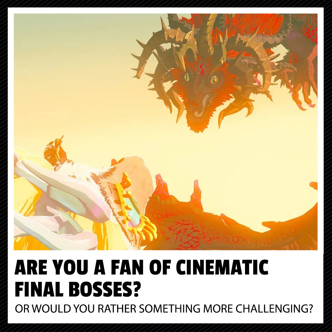 In both Tears of the Kingdom and Breath of the Wild, the climactic final bosses were both cinematic rather than a challenging fight. As a way to end a games story, do you like bosses like this? Upgrade your tech with CeX for less when you trade in your old games & gadgets. #CeX
