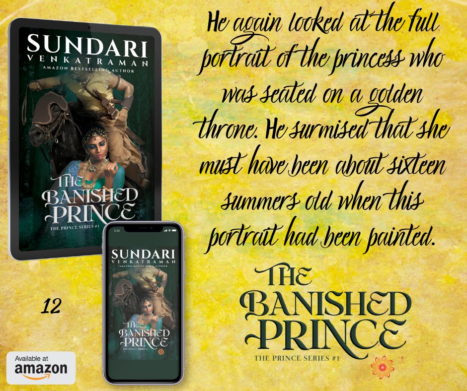 THE BANISHED PRINCE #HistoricalRomance #KindleUnlimited #SundariVenkatraman The Prince Vikramasimha wore a sword at his right hip, a quiver full of arrows on his left shoulder while he had draped a bow over his right shoulder. Yes, he was left-handed. amazon.co.uk/dp/B0CTL2WXLT