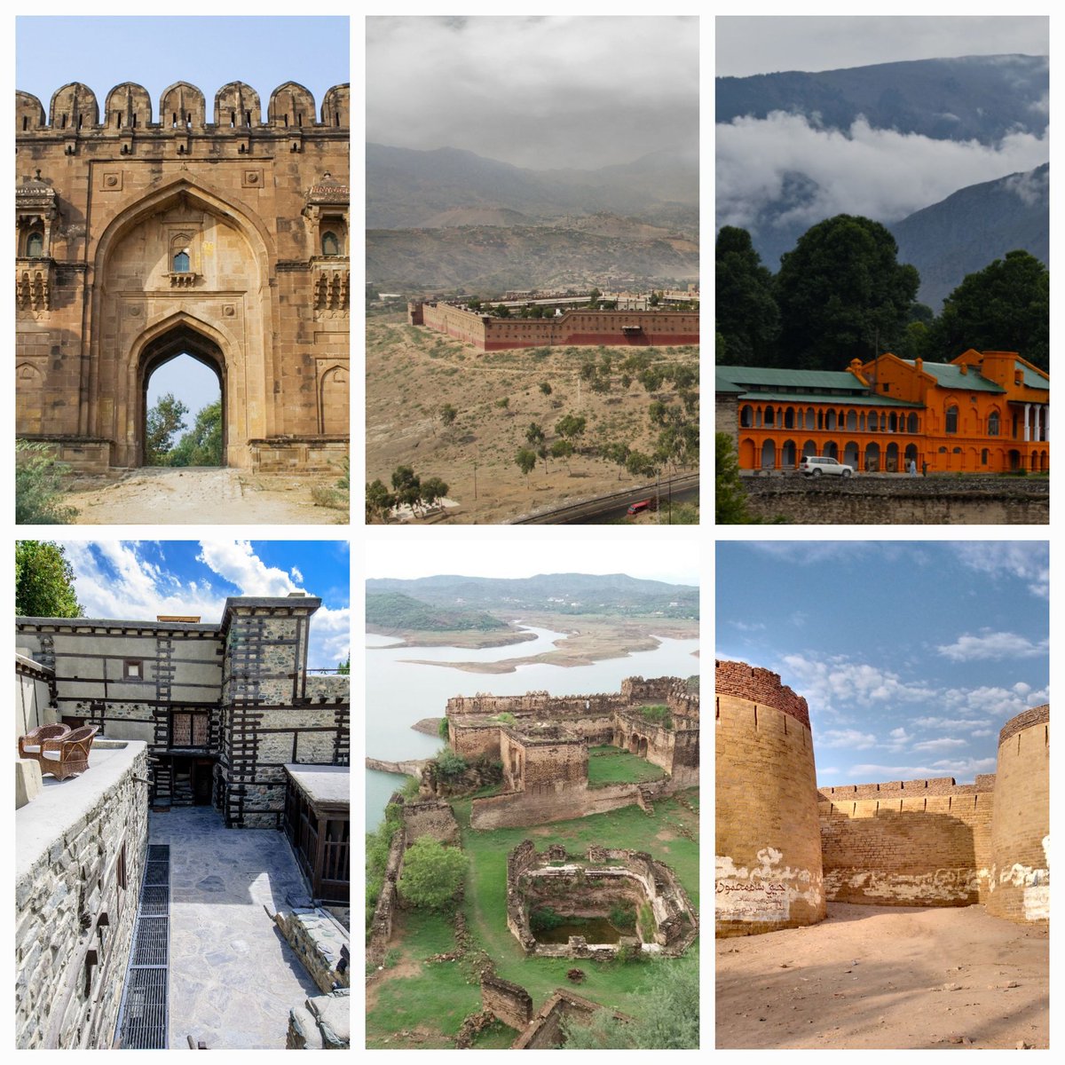 𝐇𝐢𝐬𝐭𝐨𝐫𝐢𝐜𝐚𝐥 𝐅𝐨𝐫𝐭𝐬 𝐢𝐧 𝐏𝐚𝐤𝐢𝐬𝐭𝐚𝐧 Pakistan not only has some of the most scenic travel destinations, but it also has some amazing historical monuments, including Forts, some of which are thousands of years old. Here is a thread about some of these Forts.