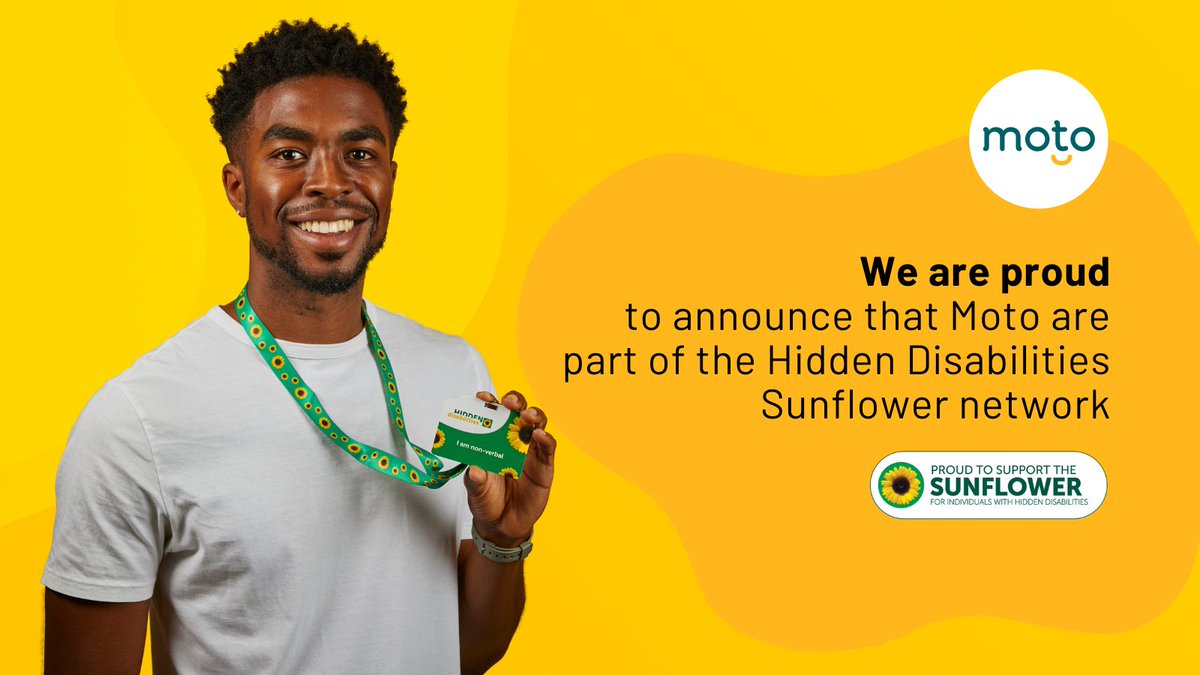 In case you missed it, we have just announced our membership with @sunflwrlanyards! 🌻🎉 Hidden Disabilities Sunflower aims to promote inclusive spaces for individuals with invisible disabilities. Read more about our commitment on this. 👇 moto-way.com/2024/04/moto-i…