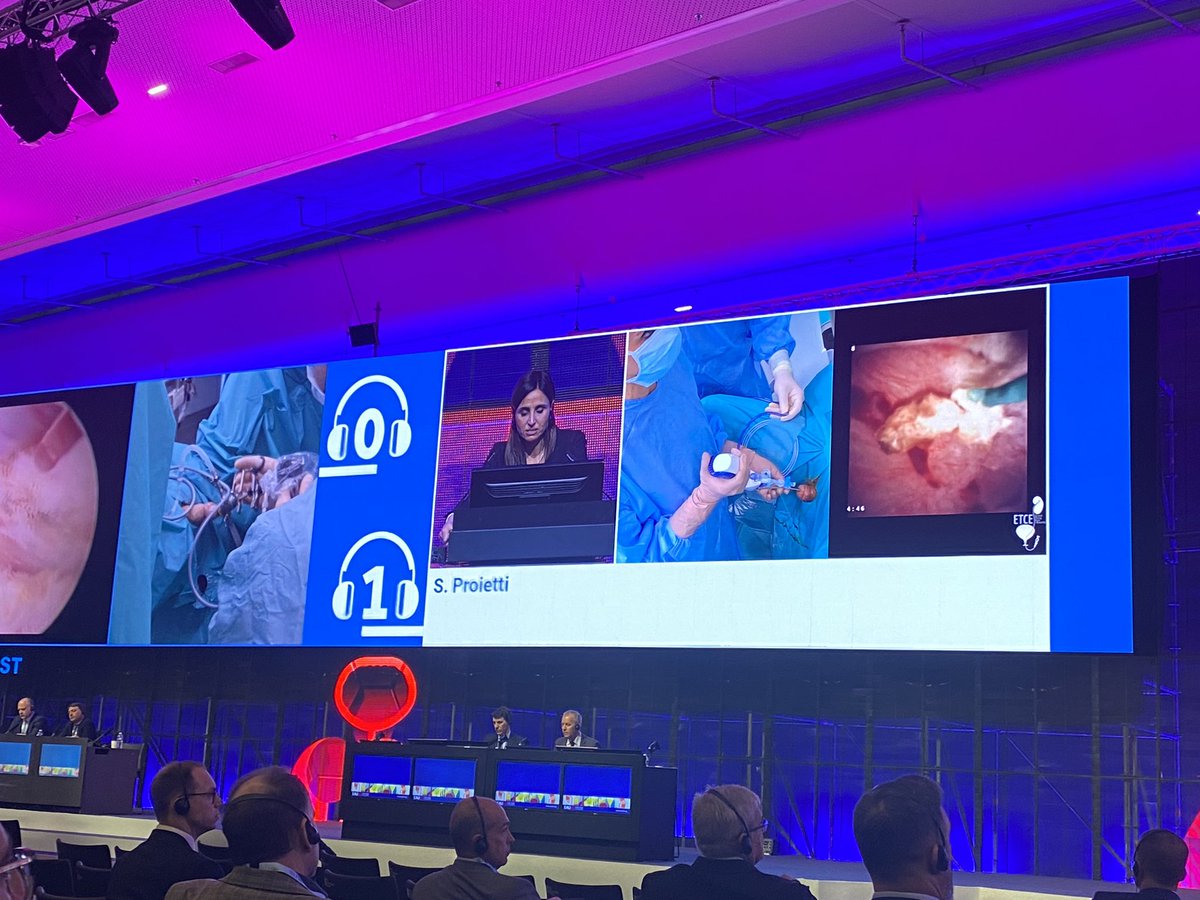 My colleague @sproietti81 showed a great semilive surgery #FURS @eauesut @Uroweb with the continuous support of @bsc_urology …. U kept #ETCE flag waving high 👏🏻! #EAU24