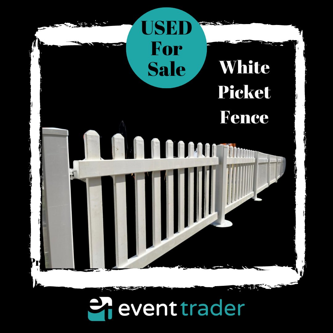 FOR SALE - White picket #fencing (Used)

Only used for a few #events so in a good condition but with some marks as you would expect.

White picket fencing – 100 panels / 106 posts - Event Trader (event-trader.co.uk)

#EventTrader
#EventProfsUK
#EventIndustry
#EventPlanner