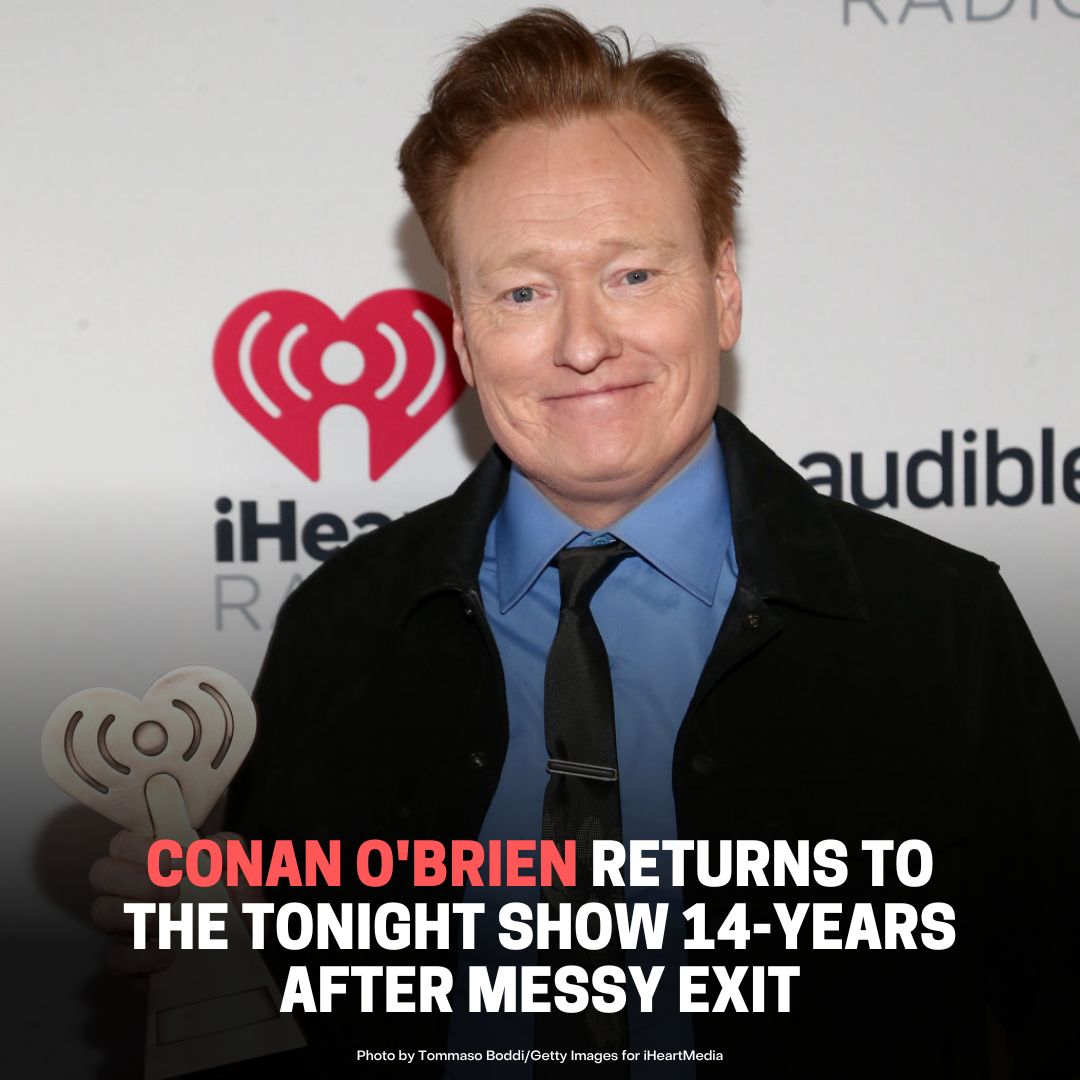 📺 After leaving in 2010, Conan O'Brien triumphantly returns to The Tonight Show.
bit.ly/3U2S3fO
