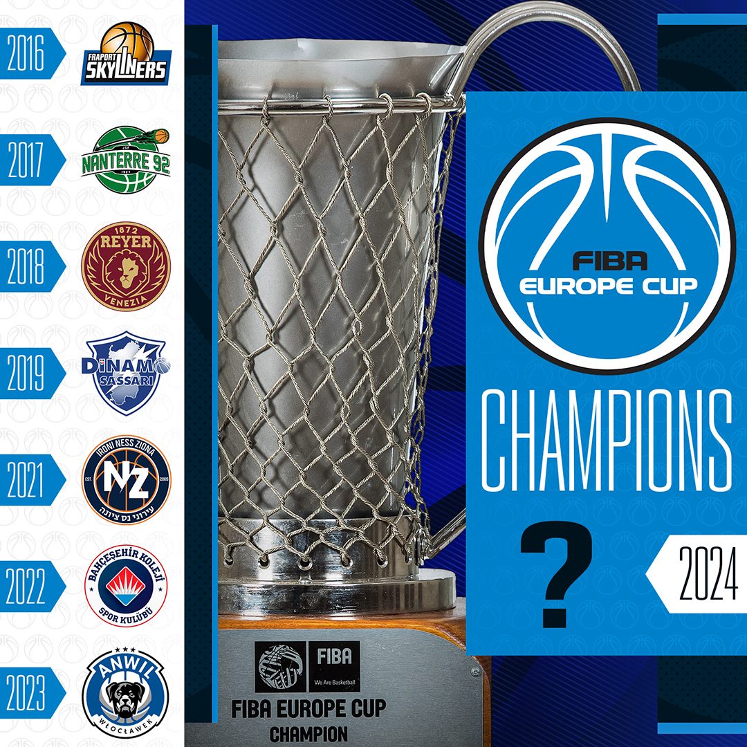 Only a few weeks left until the 2024 #FIBAEuropeCup Champs are crowned. 👑 Who's it gonna be? ✍️