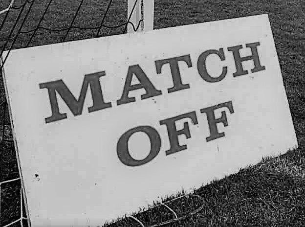 Today’s match at Crook is off due to a waterlogged pitch