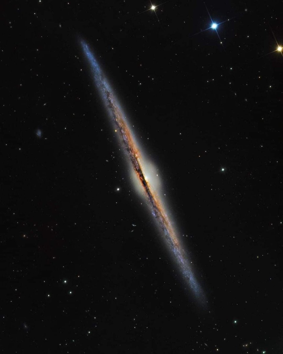 Needle Galaxy 🥰 ✨ 🌌 Photo Credit @astrofalls.