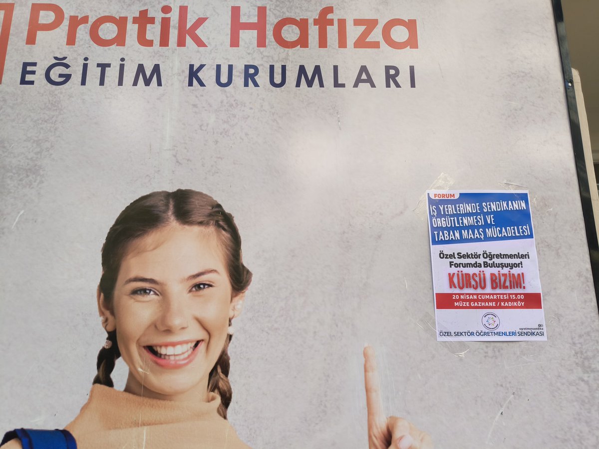 İstanbul| Forum çağrıları başladı. Maltepe'de özel öğretim kurumları çevresine afiş çalışması yapan üyelerimiz öğretmenleri foruma davet ediyor. ◾#ÖğretmenlerForuma