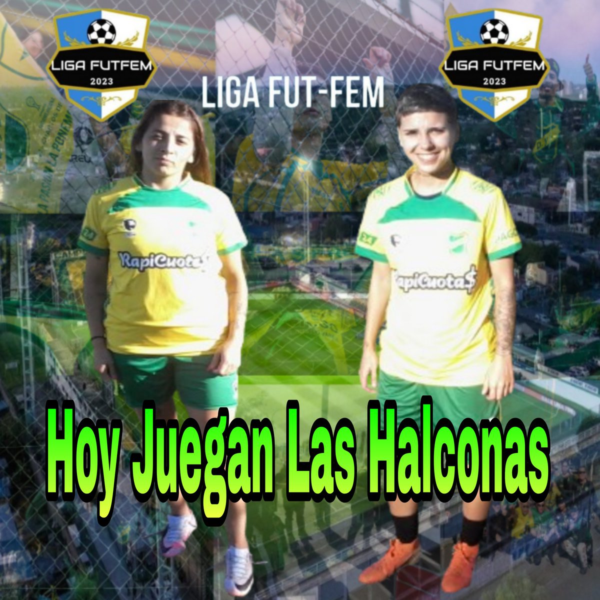 #FútbolFemenino

#HoyJueganLasHalconas 

🆚 @quilmesfemenino 
⏰ 12hs
🏟️ Alsina y Lora

#ElOrgulloDeSerDefensa💚💛💚 #DefensayJusticia💚💛💚 #vamosdefe🔰🦅 #somosDefensa #somosVarela #LigaFUTFEM