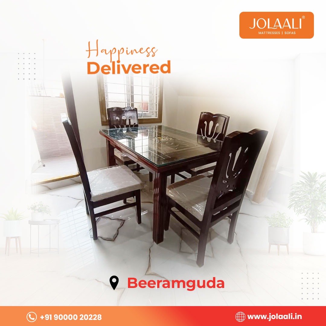 Gather 'round the table of elegance and grace! Our stunning Jolaali dining table is ready to host memorable moments in your home. 🍽️ #Jolaali