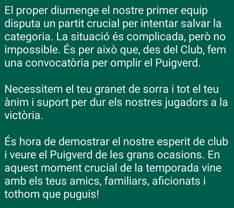 CastellarCB's tweet image. ⚠️🏀 Atenció a tots els aficionats del bàsquet de Castellar! 🏀⚠️

📅 Data: Diumenge 7 d'abril
🕒 Hora: 19:30h
📍 Lloc: #OmplimelPuigverd 
🆚 Sant Andreu de Natzaret

Ens veiem allà per intentar el miracle junts!

🖤💛🖤💛🖤💛🖤💛🖤

#casteLLARdelbasquet 
#JuntsPerLaVictoria🙌🏀