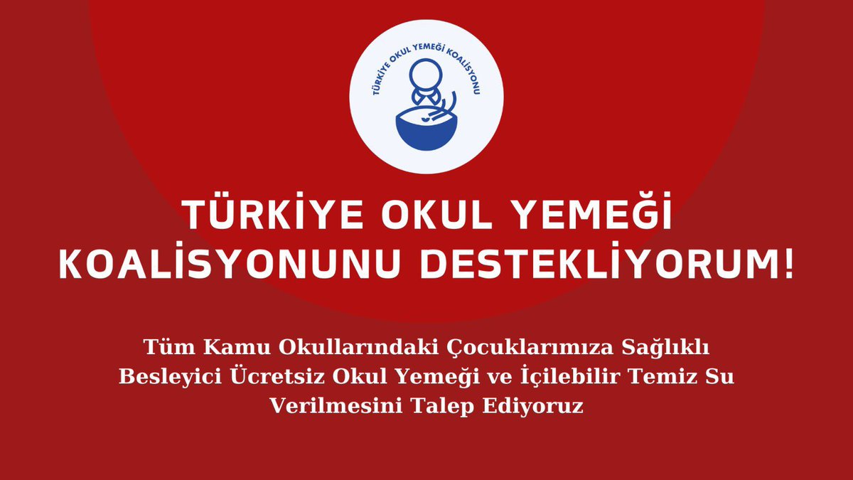 Lütfen hesabı takip edelim ve yaygınlaştıralım => @trokulyemegi Çocuklarımız Geleceğimizdir!!! #OkulYemeğiHemenŞimdi #HerÇocuğunSağlıklıBeslenmeHakkıVardır @mert__firat @meldaonur @MucellaYapici @ceydak @mehvesevin @metcihan @banuguven @cakir_rusen @veganzulal @fatih_yasli