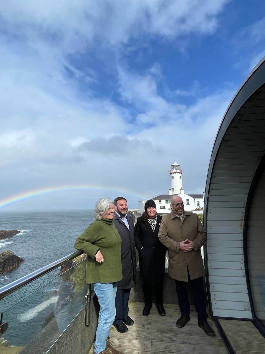 The lighthouse has been open to the public since 2016 and has given a real boost to the local community. Great to hear about the plans for the future of the lighthouse. #fanad #donegal @fanadlighthouse @PadraigMacL @miadoherty #fanadlighthouse @Donegalsfcc