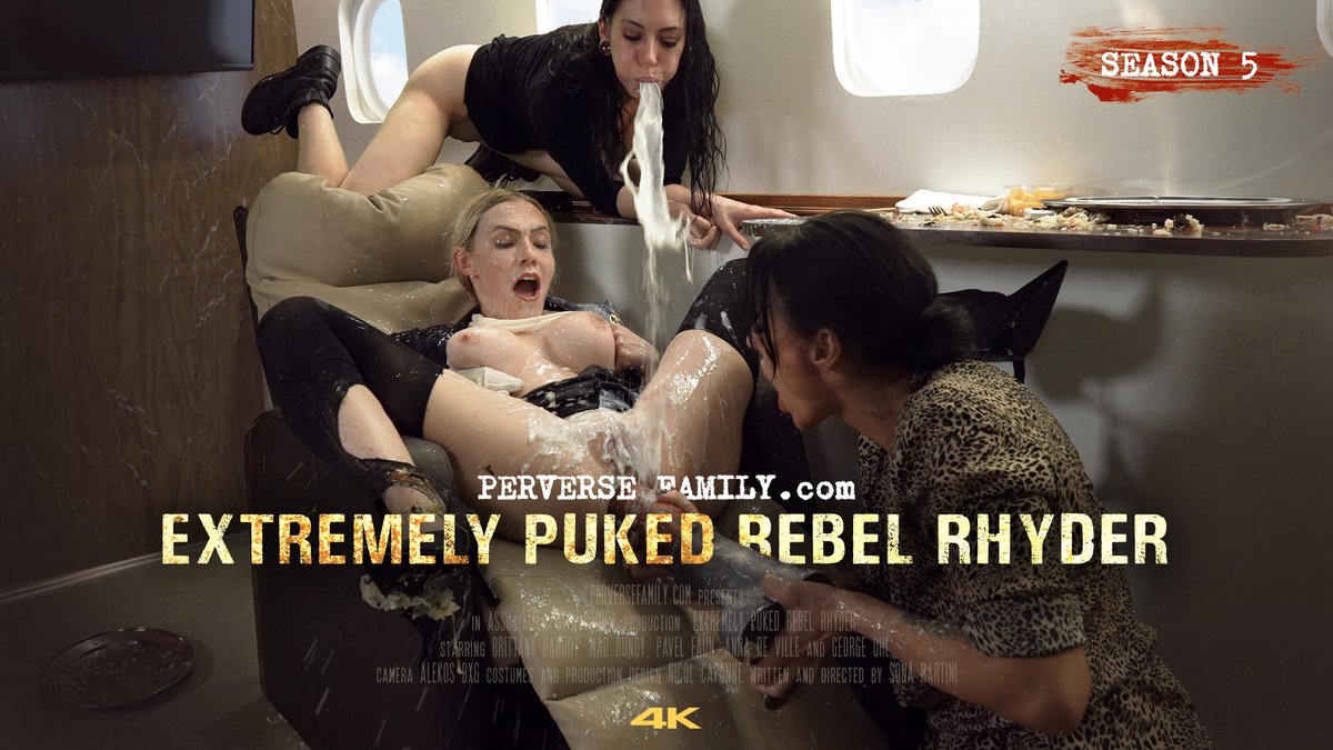 ⚠️Anna couldn’t hold it🤮. Sorry Mrs. Rhyder for the puke over your face😍. New Perverse episode on➡️perversefamily.com/tour/preview/e…⬅️🔥 @RebelRhyderXXX @AnnadeVilleXXX @BrittanyBardot1 @GeorgeUhlX @XxxBundy