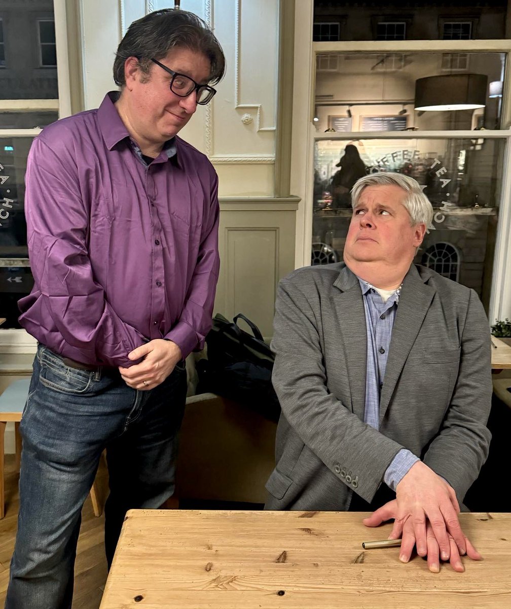 Edge-of-the-seat action from the World Stare-off Championships in which I faced off with @lemonysnicket @DanielHandler at @waterstonesbath - due to a series of unfortunate events, I lost out in this quarterfinal matchup 👀 #booklover #bookblogger #BookTwitter #booktwt #booktok