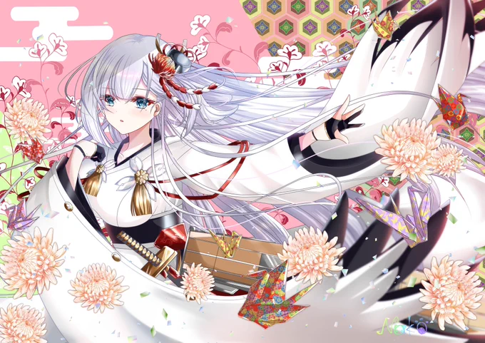 翔鶴と瑞鶴(瑞鶴こないだ再掲したばっかりだなぁ…) #対になってる絵をあげる 