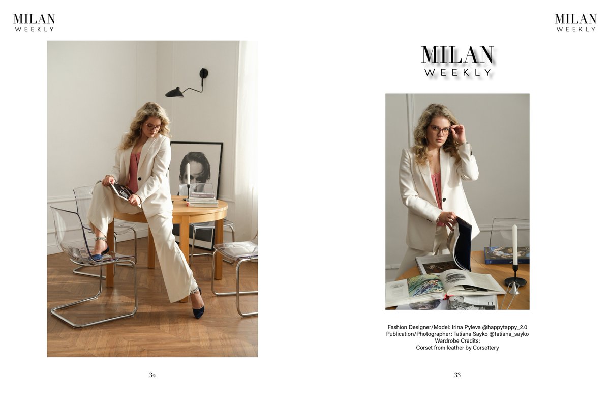 corsettery's tweet photo. Corsettery Leather Corsets: Featured on the Cover of Milan Weekly, February 2024 https://t.co/fkrJXbYyJi #corsets #corset https://t.co/FSOHrRre7y