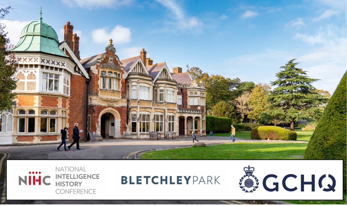 The first National Intelligence History Conference, organised by GCHQ and @bletchleypark takes place in November. We are inviting submissions on the theme 'People in Intelligence' - deadline 24 May For more information visit; bletchleypark.org.uk/nihc/