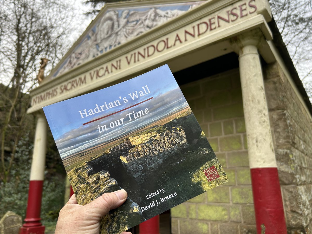 Very happy to get my copy of “Hadrians Wall in our time” a series of short essays and photographs by experts celebrating the Wall and its objects. Forward by @RoryStewartUK I’m privileged to have been included.